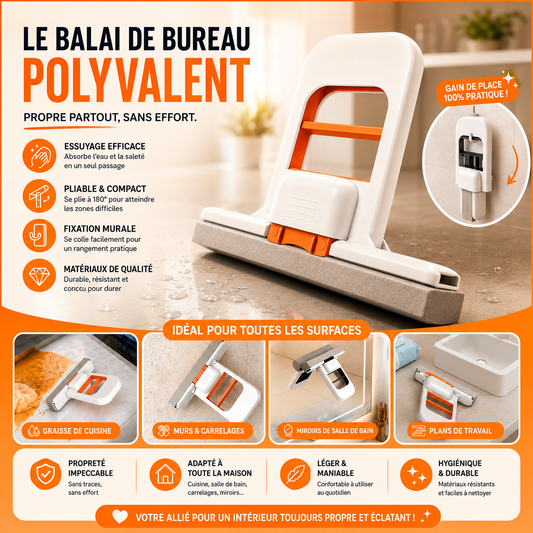 Mini Balai Serpillère Pliable — Nettoyage Express