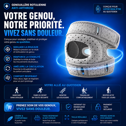 Genouillère Rotulienne Anti-Arthrose